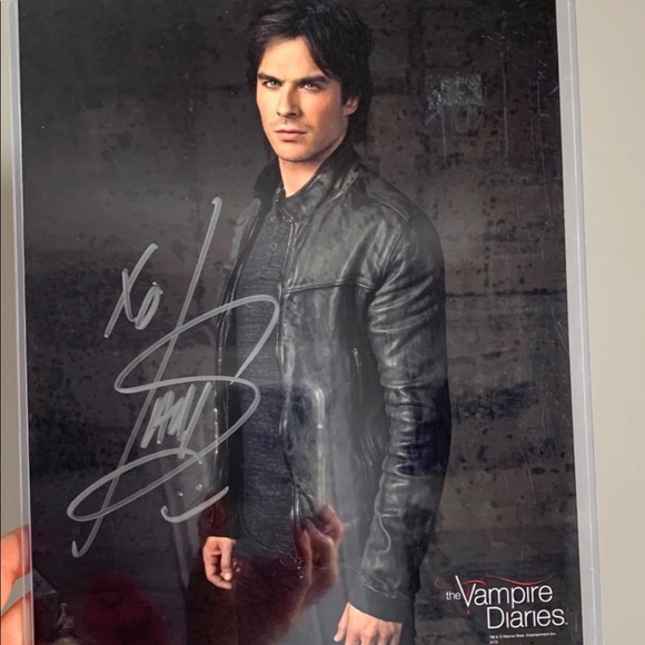 the vampire diaries Other - Authentic Ian Somerhalder autograph
